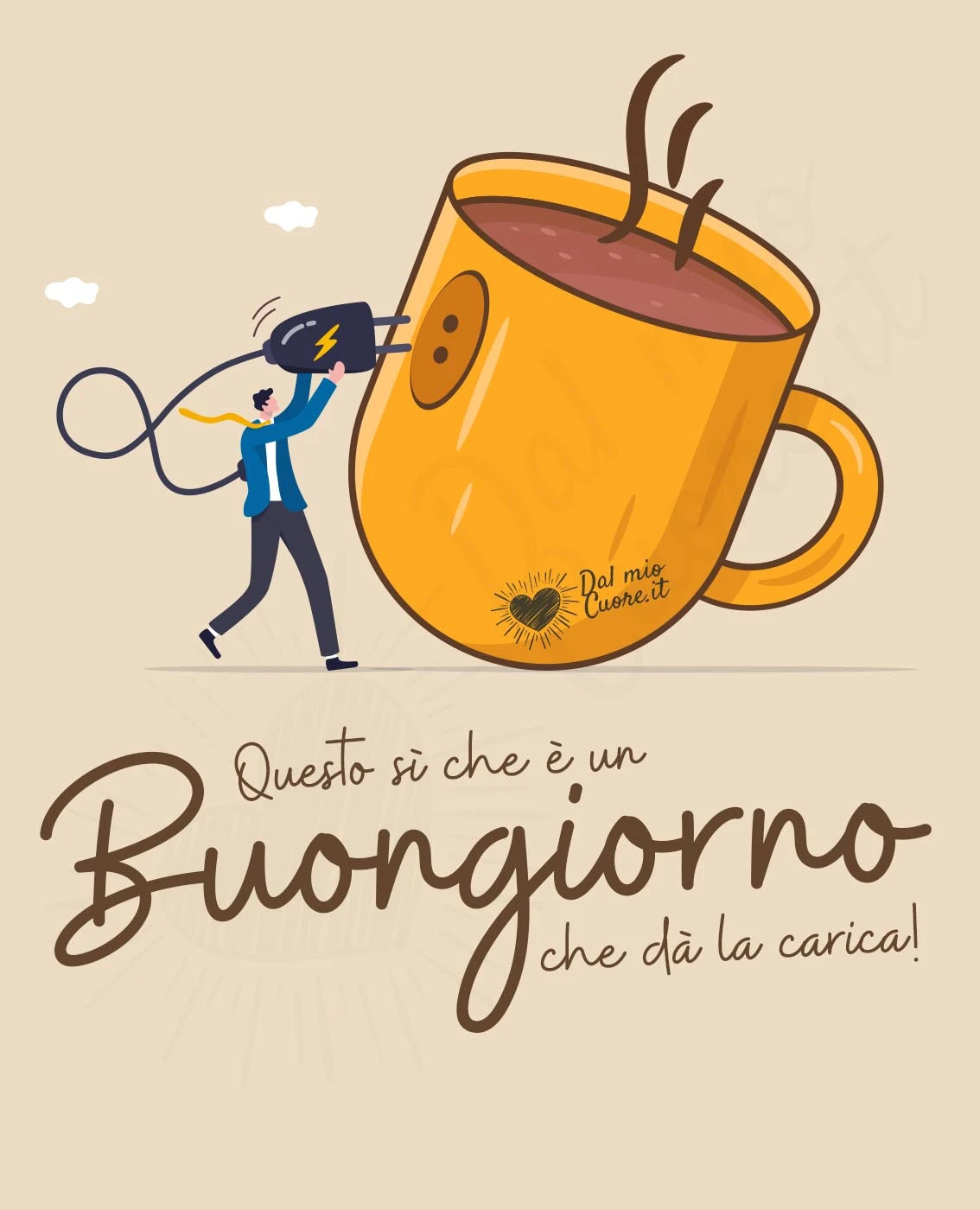 Questo sì che è un buongiorno che dà la carica! (Divertente) Questo sì che è un buongiorno che dà la carica! (Divertente)