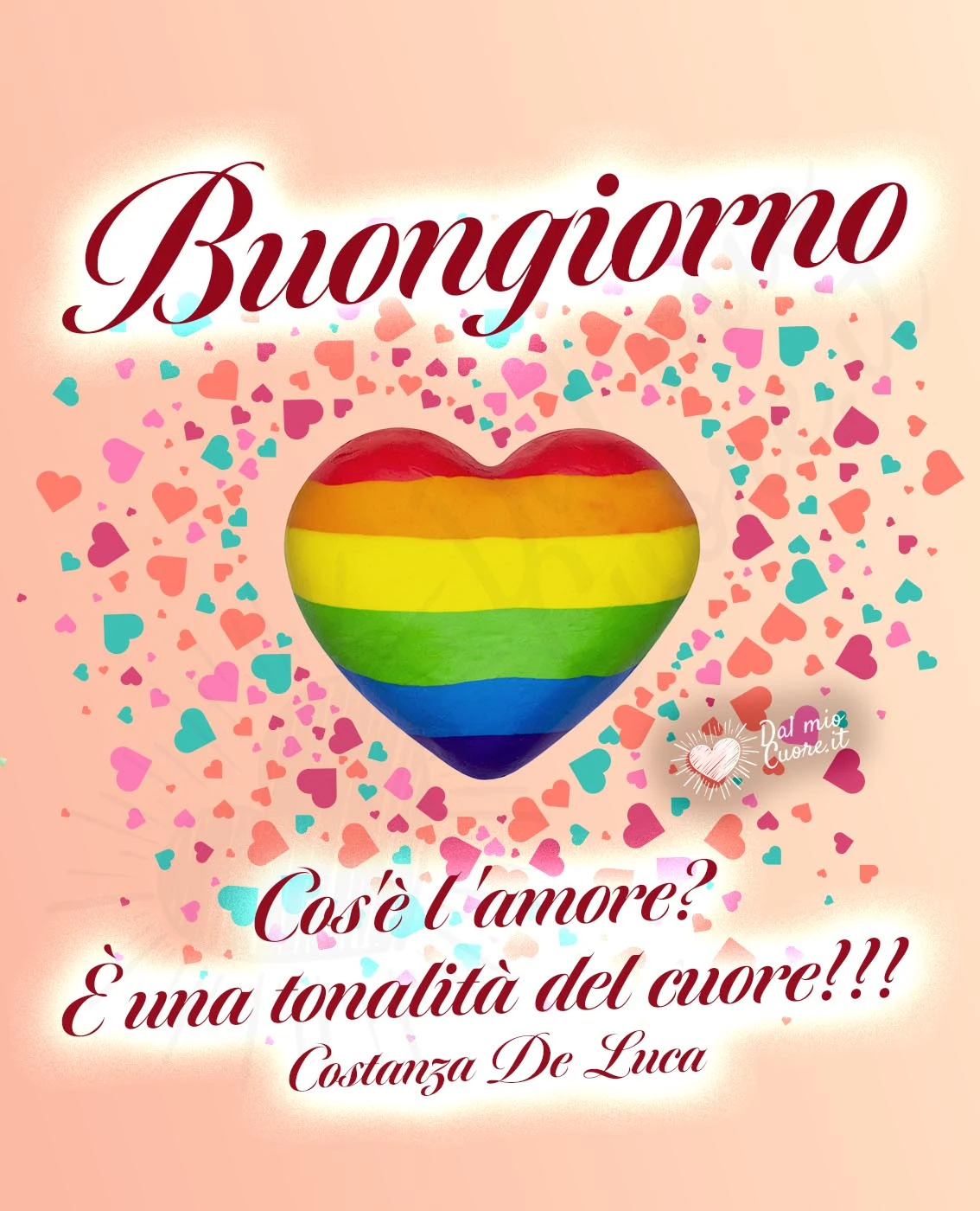 Buongiorno. Cos'è l'amore? È una tonalità del cuore!