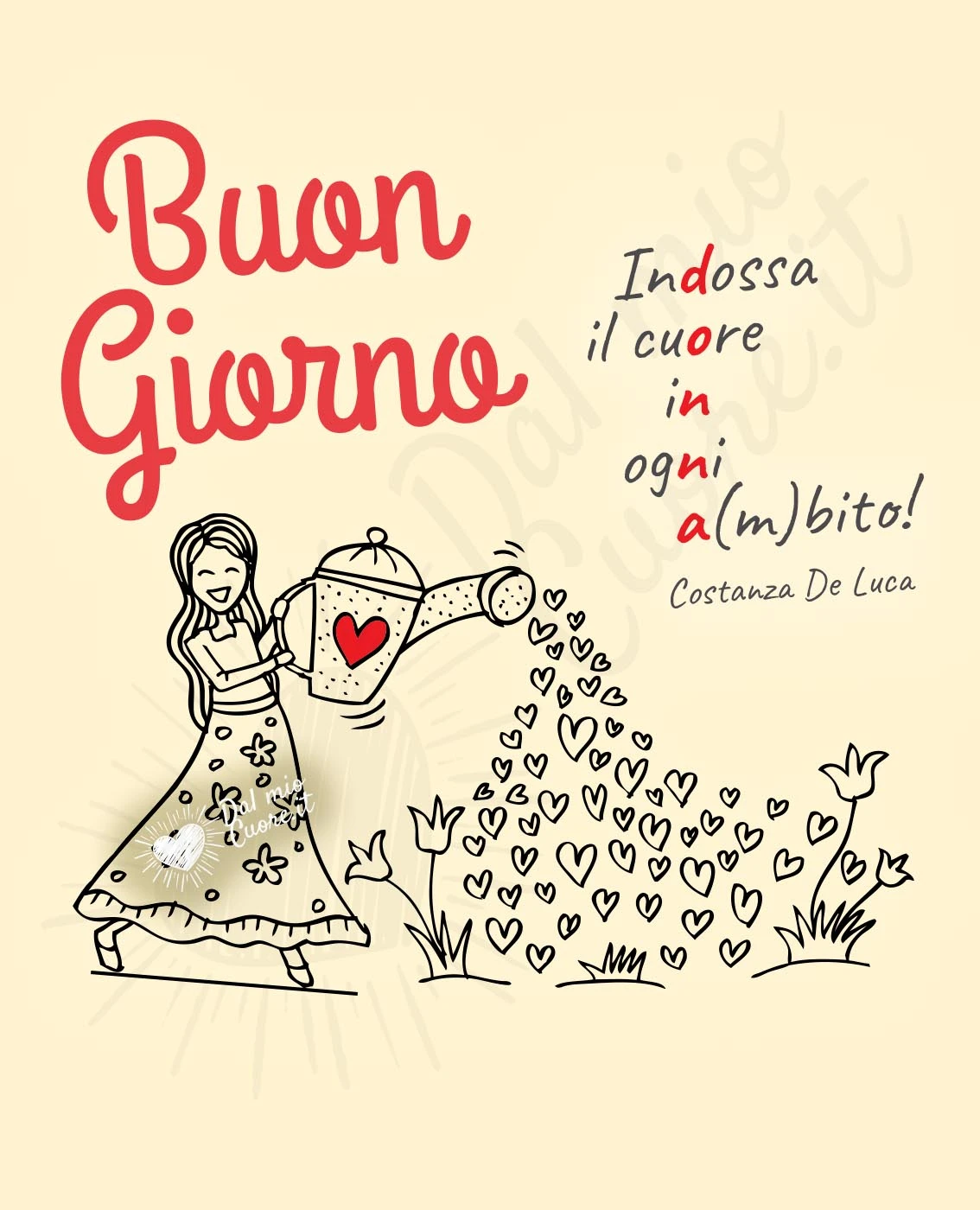 Indossa il cuore in ogni a(m)bito! Buongiorno