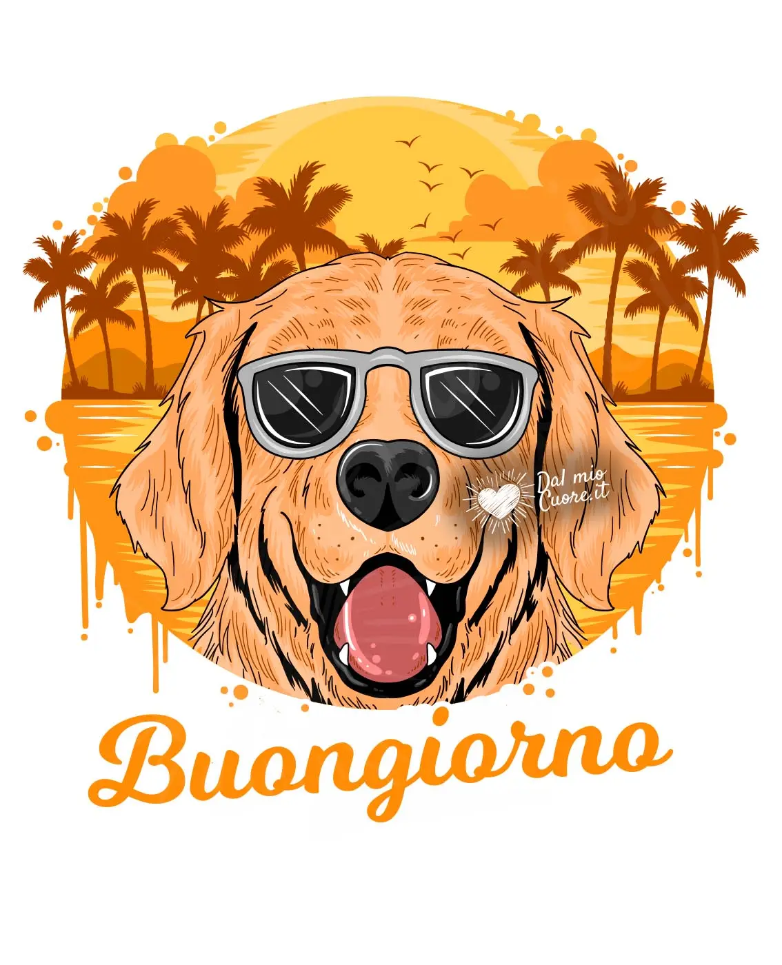 Buongiorno estivo con cane Buongiorno estivo con cane