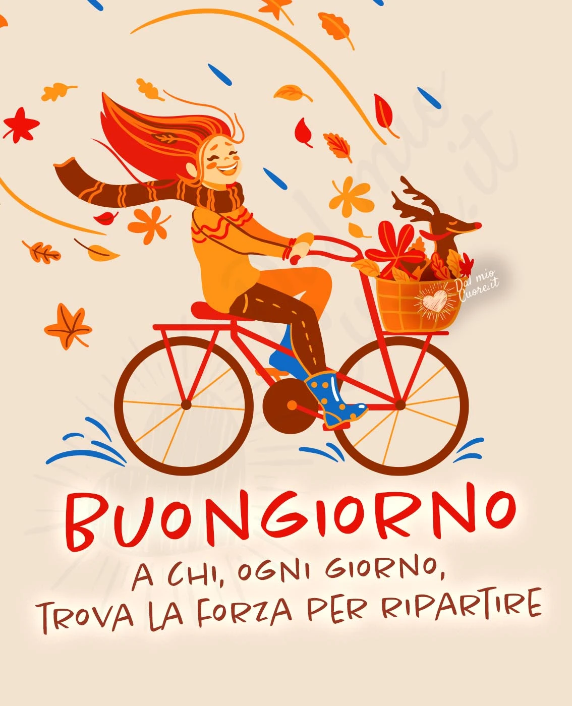 Buongiorno a chi, ogni giorno, trova la forza per ripartire