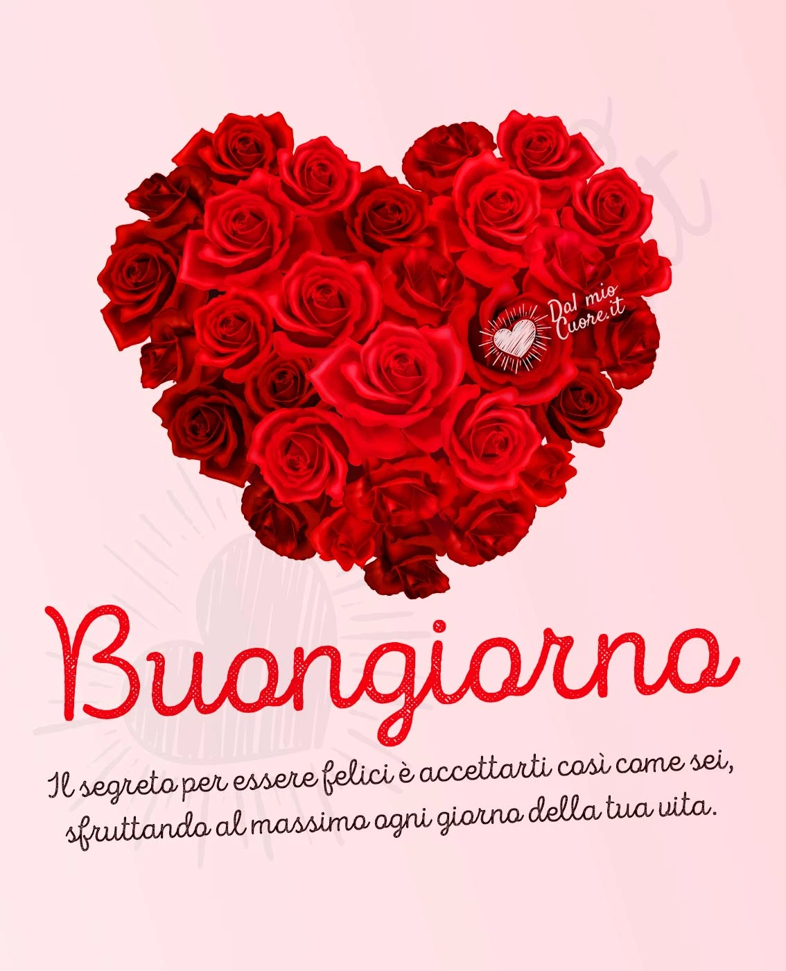 Buongiorno Frasi. Il segreto per essere felici è accettarti così come sei, sfruttando al massimo ogni giorno della tua vita
