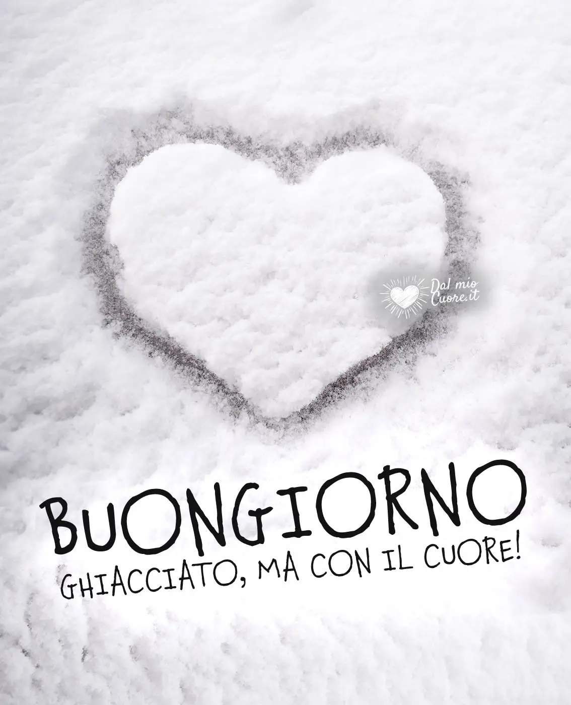Buongiorno ghiacciato, ma con il cuore! (Invernale) Buongiorno ghiacciato, ma con il cuore! (Invernale)