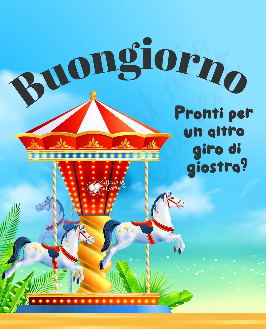 Buongiorno! Pronti per un altro giro di giostra? Buongiorno! Pronti per un altro giro di giostra?