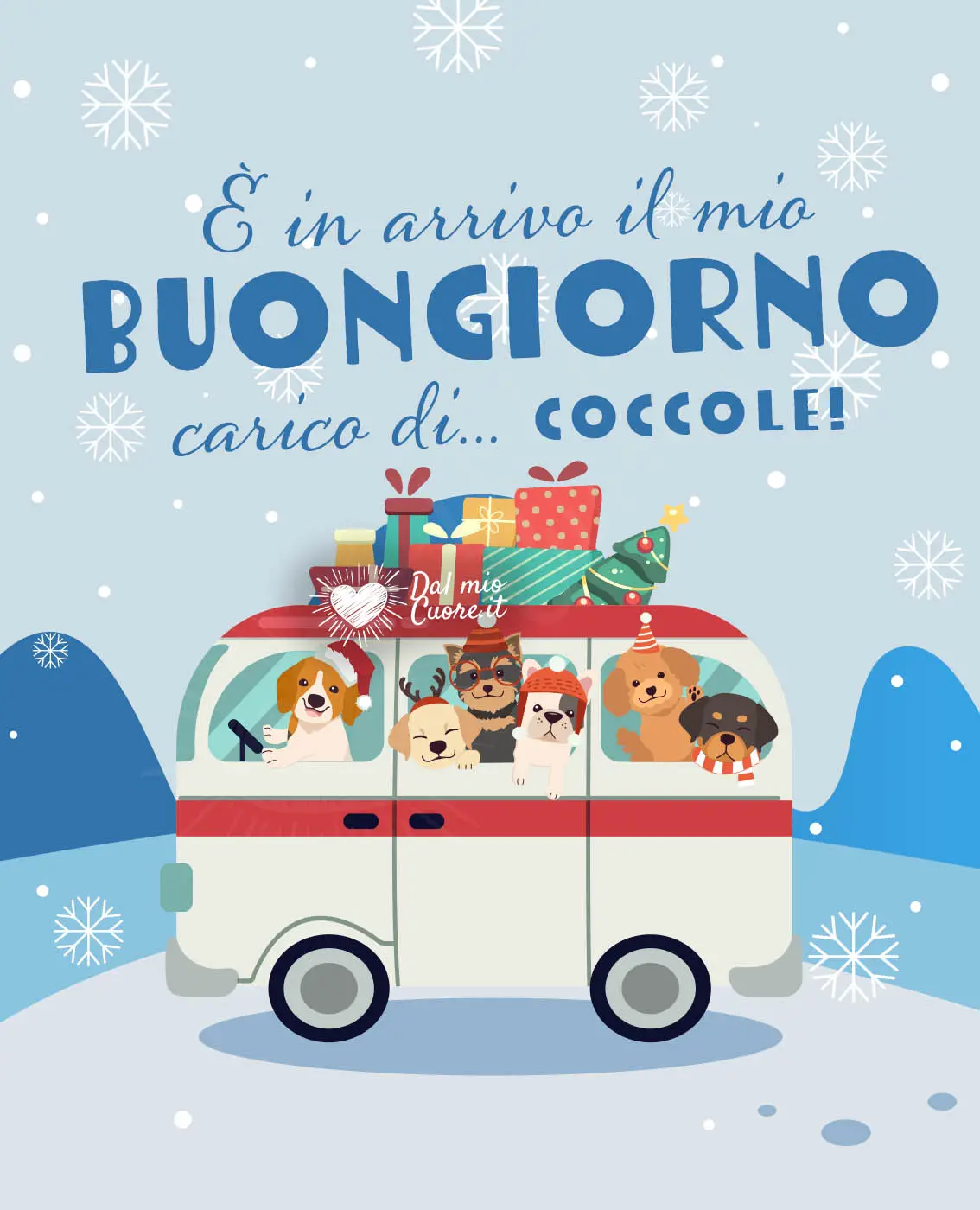 È in arrivo il mio buongiorno carico di... coccole!