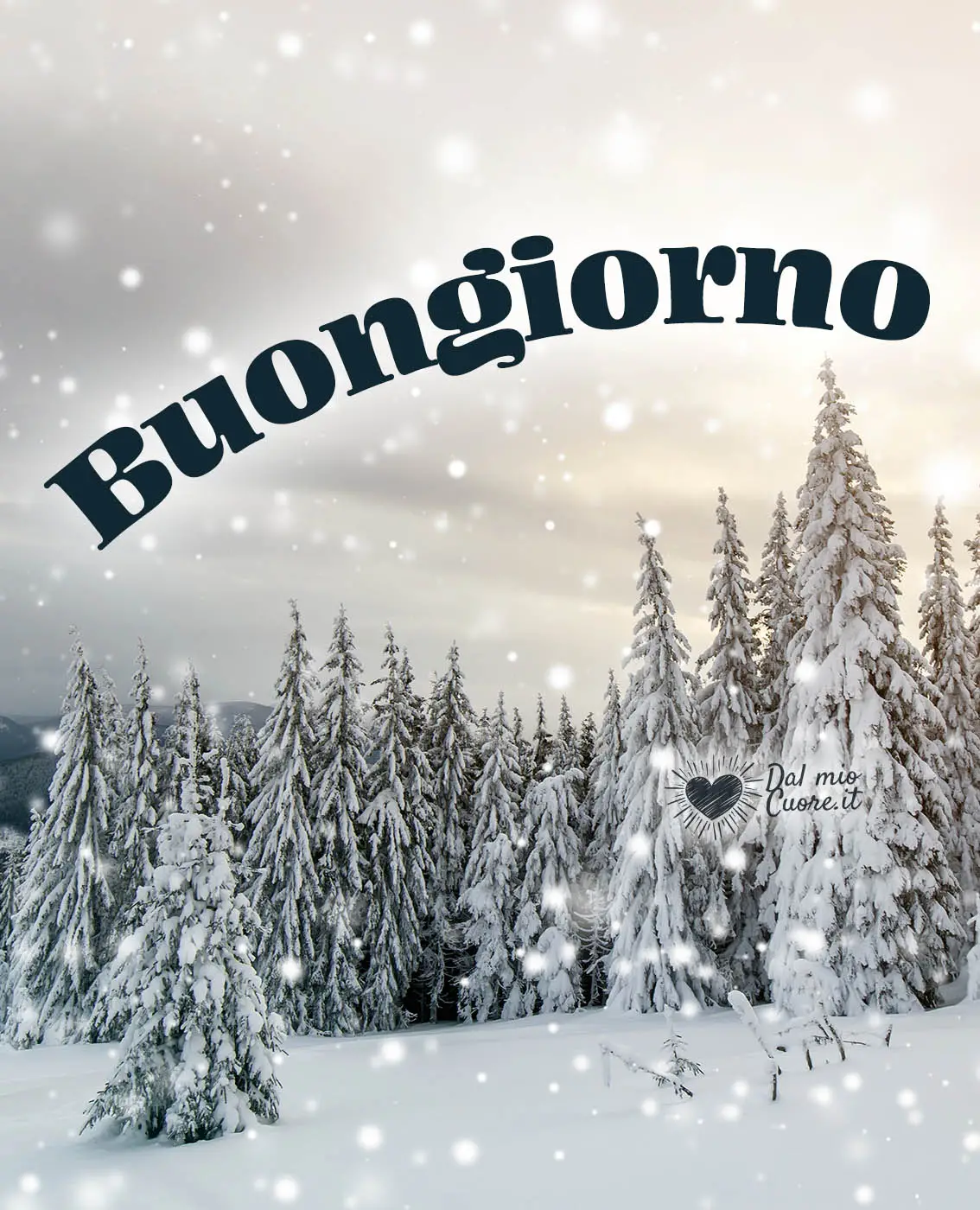 Buongiorno nevoso e invernale Buongiorno nevoso e invernale