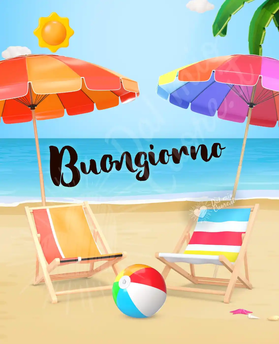 Immagine Buongiorno sotto l'ombrellone