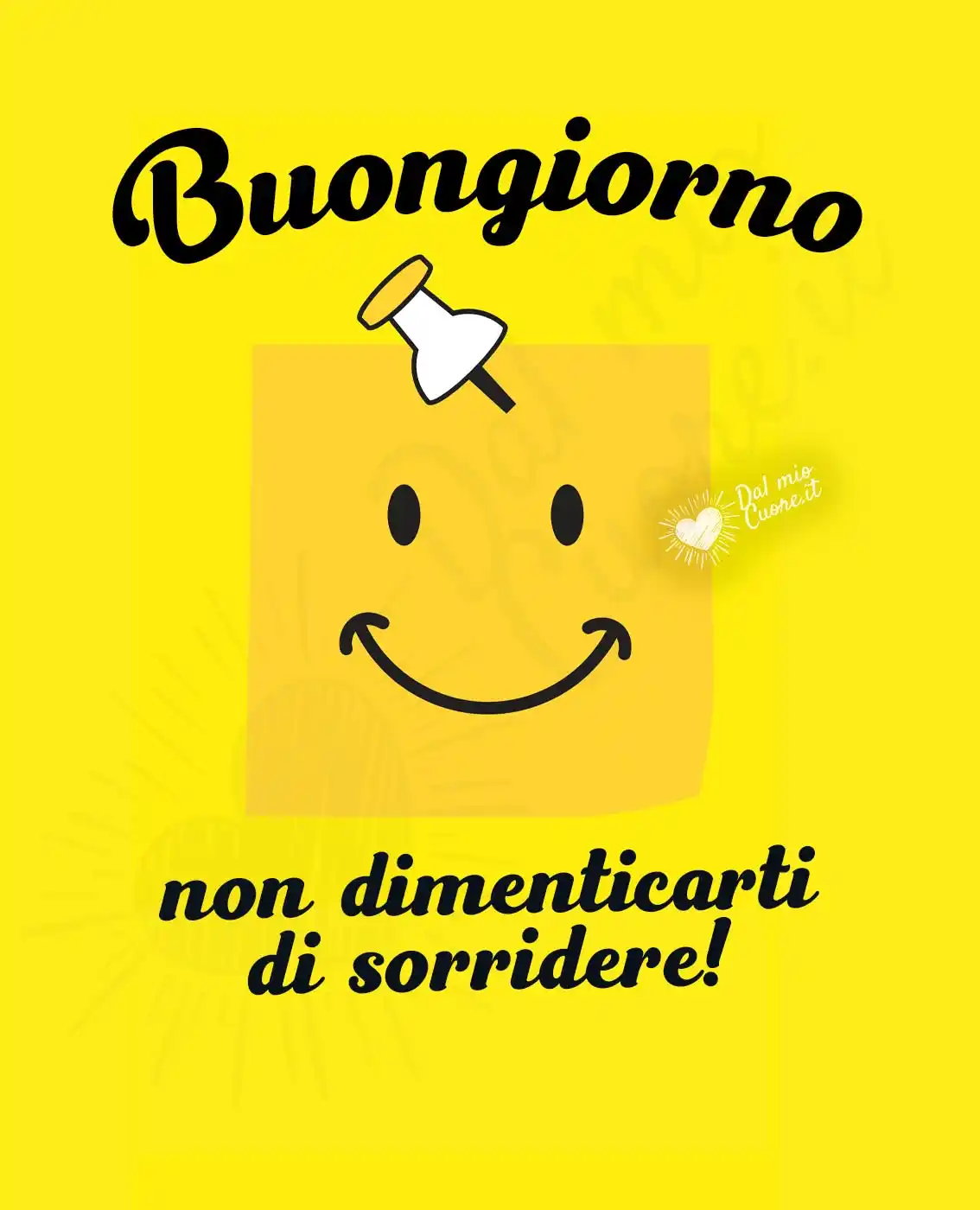 Immagine Buongiorno. Non dimenticarti di sorridere!