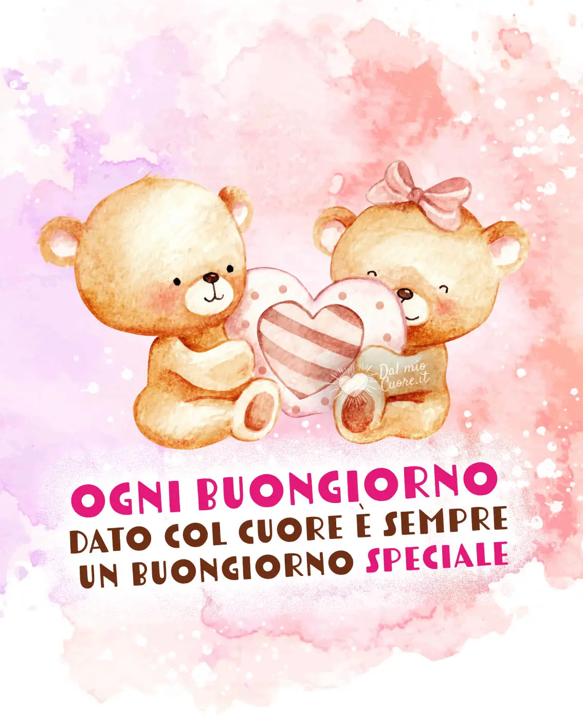 Ogni buongiorno dato col cuore è sempre un buongiorno speciale Ogni buongiorno dato col cuore è sempre un buongiorno speciale