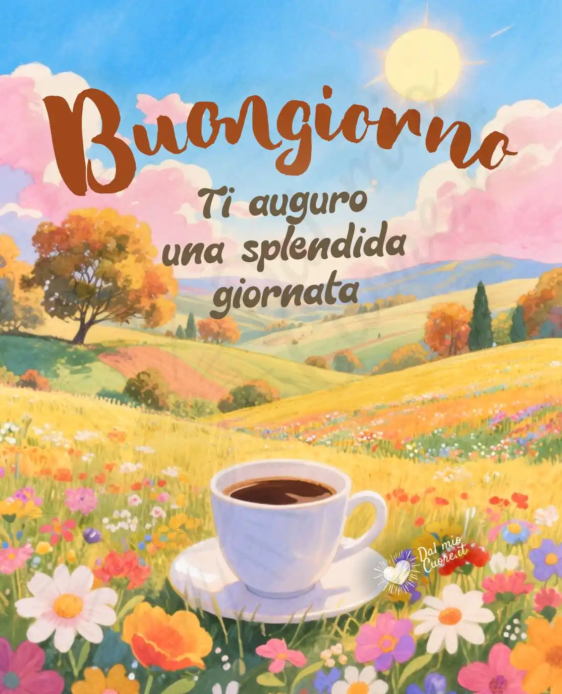 Buongiorno. Ti auguro una splendida giornata Buongiorno. Ti auguro una splendida giornata