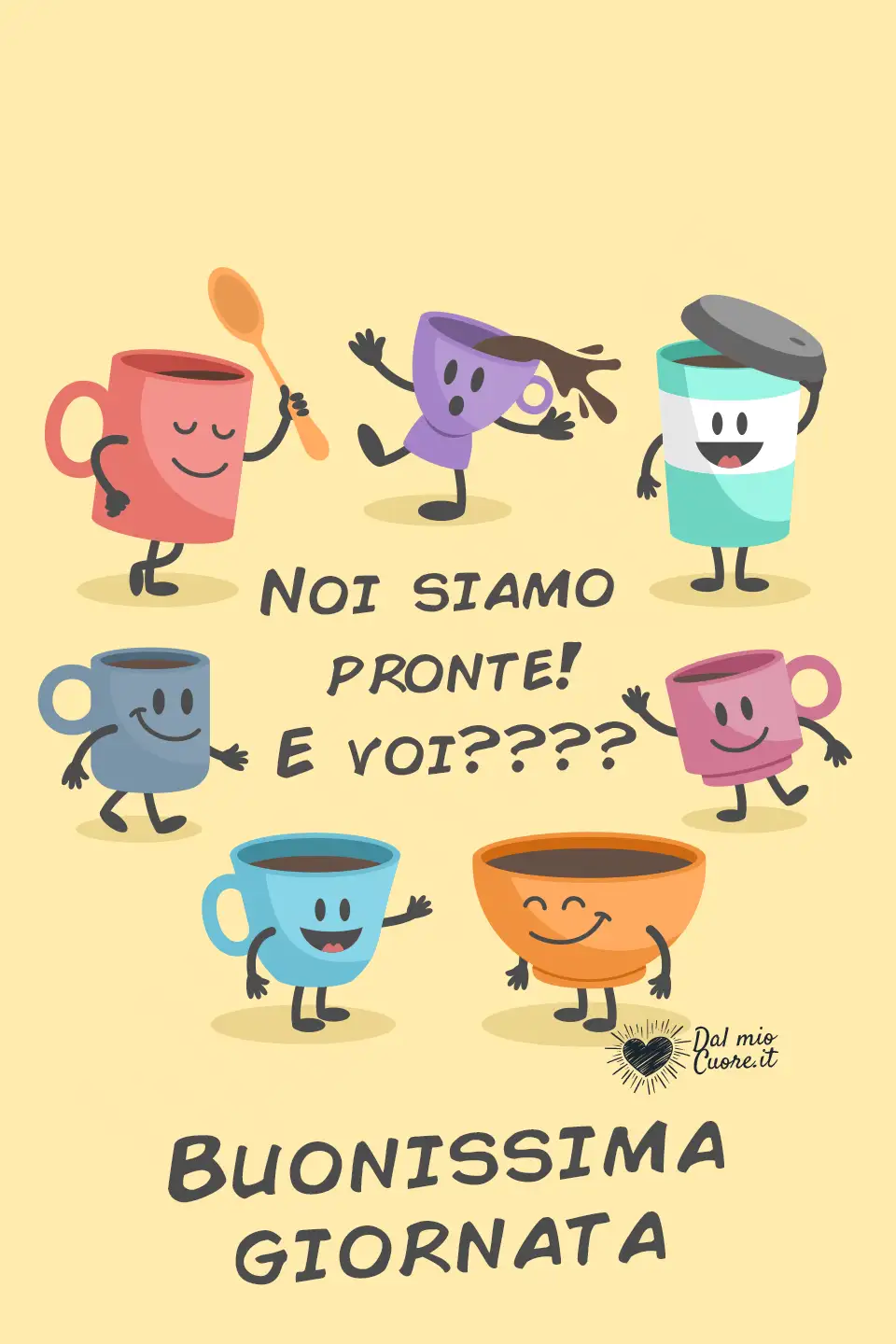 Noi siamo pronte e voi??? Buonissima giornata Noi siamo pronte e voi??? Buonissima giornata