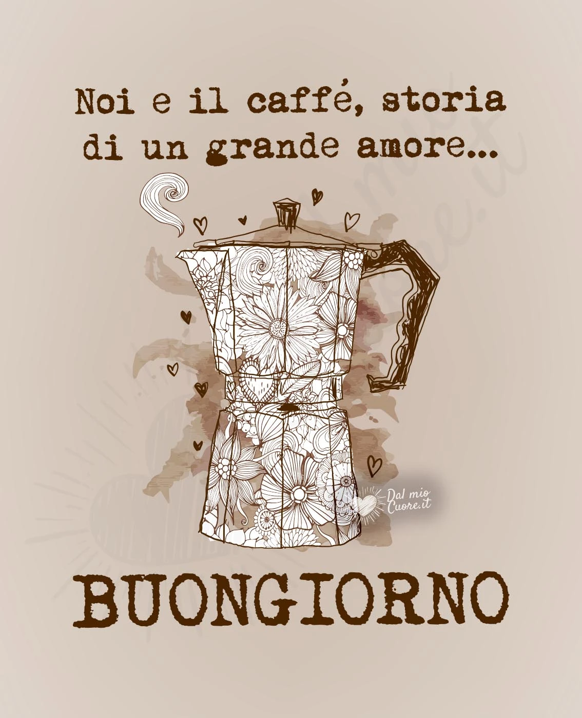 Buongiorno vintage con moka. Noi e il caffè, storia di un grande amore...