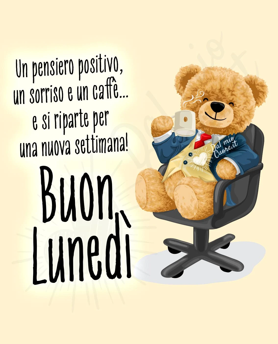 Un pensiero positivo, un sorriso e un caffè... e si riparte per una nuova settimana!