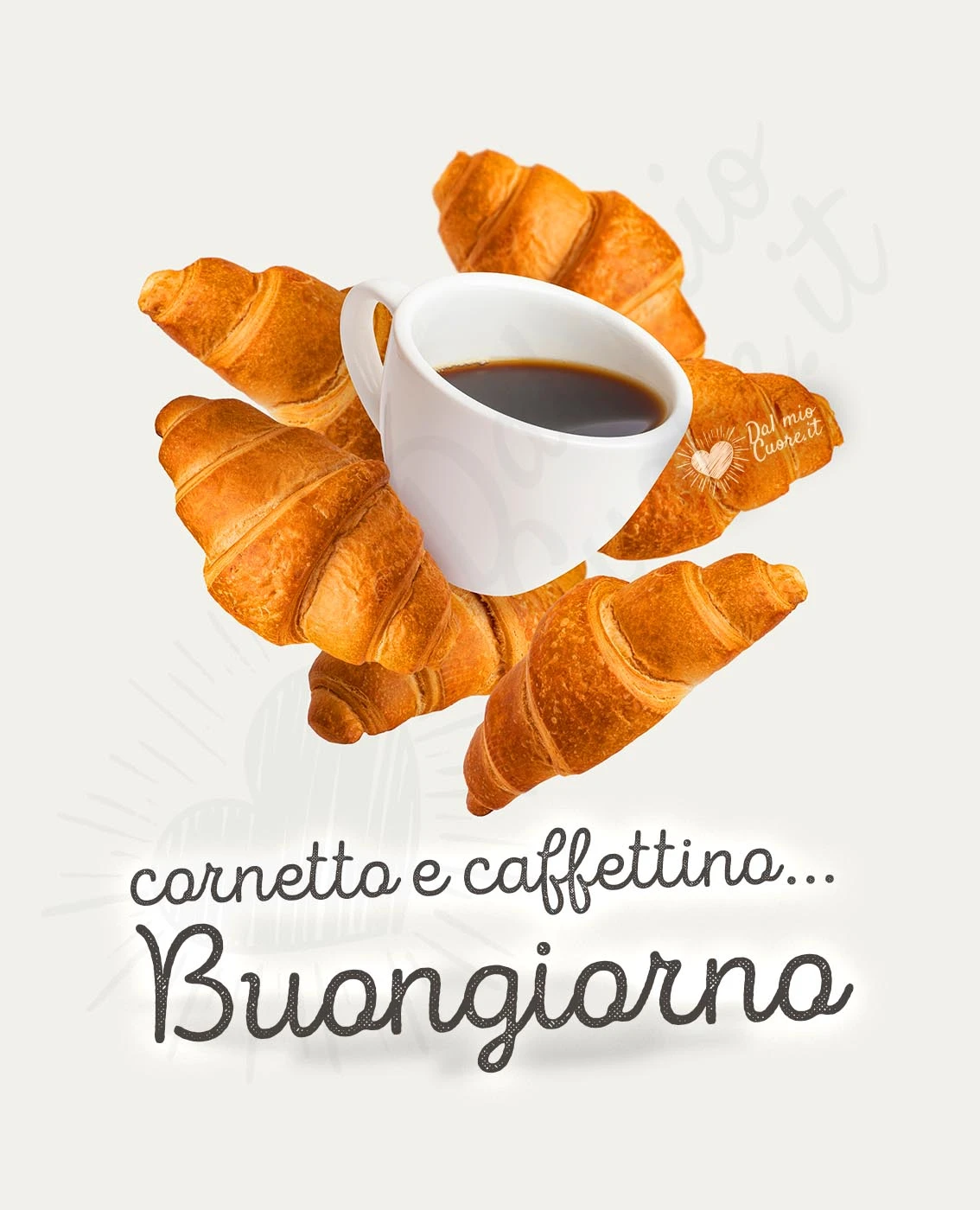 Cornetto e caffettino... buongiorno