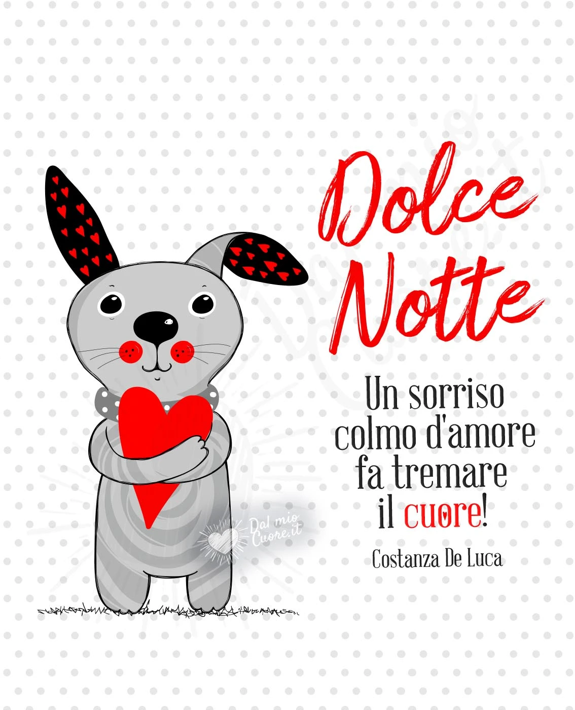 Dolce Notte. Un sorriso colmo d'amore fa tremare il cuore! (Romantica)