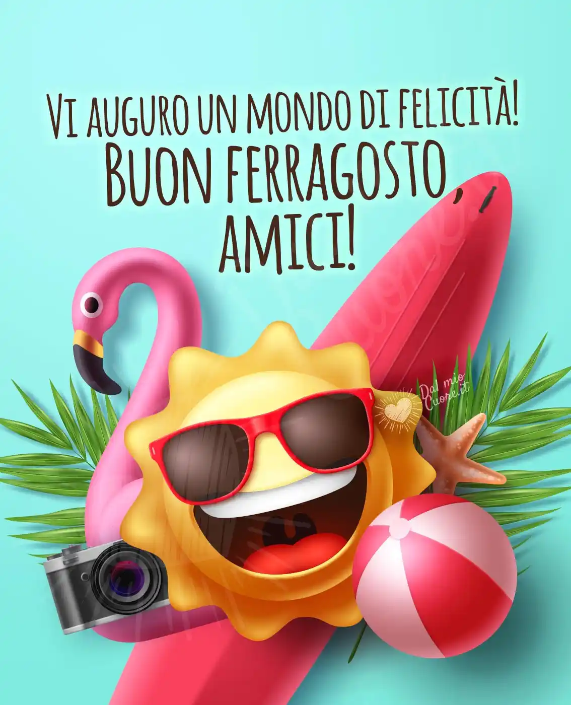 Immagine Buon Ferragosto di sole e sorrisi