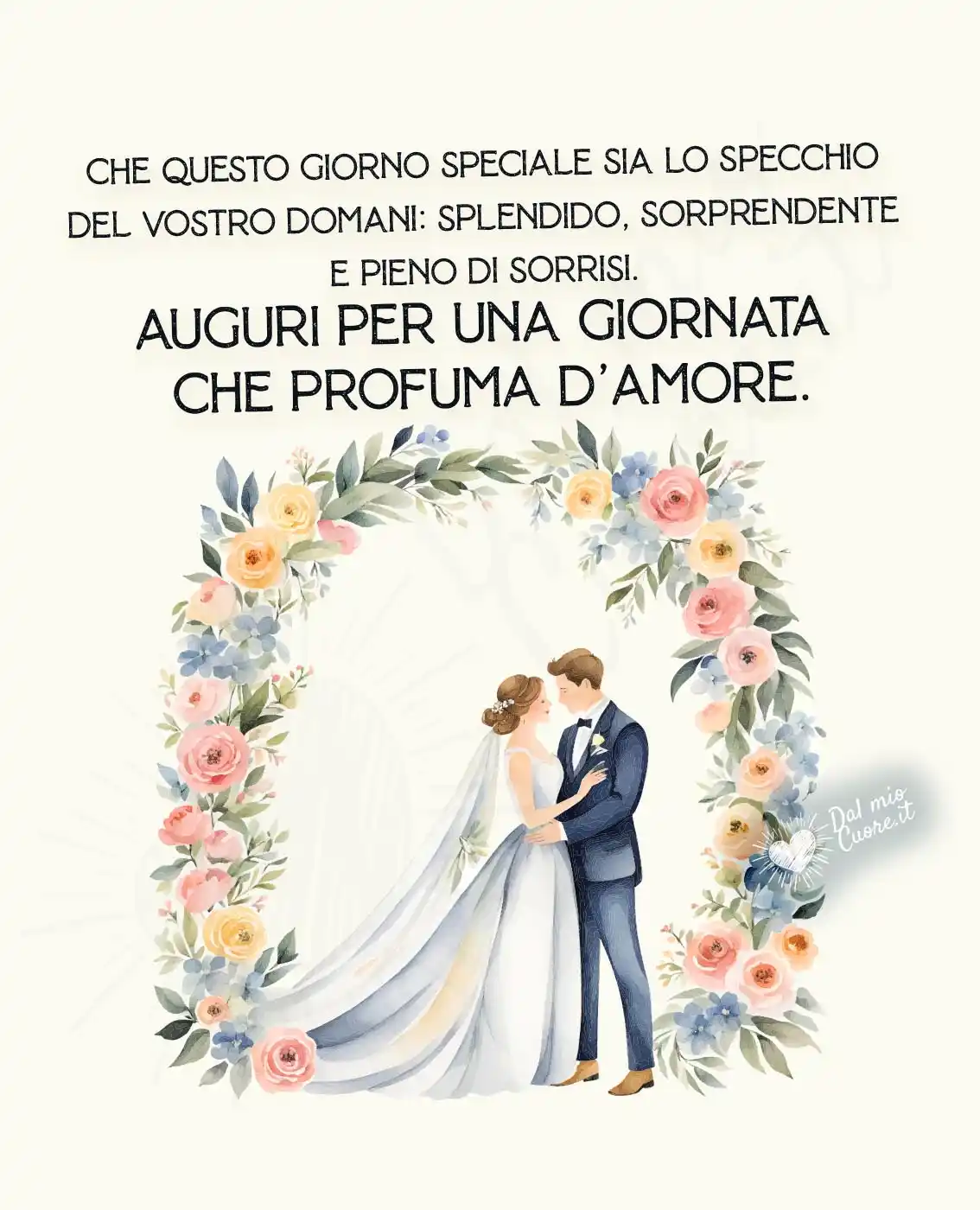 Frase di auguri di buon matrimonio
