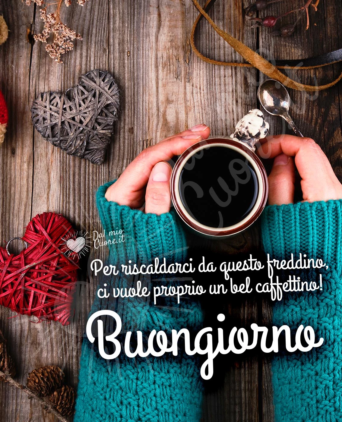 Per riscaldarci da questo freddino, ci vuole proprio un bel caffettino