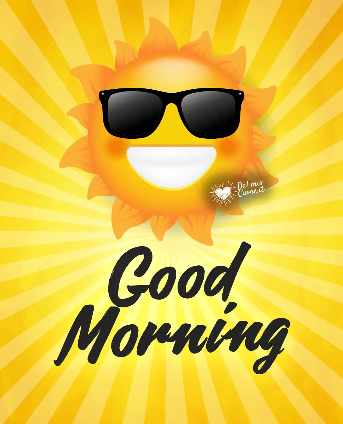 Good Morning with sun