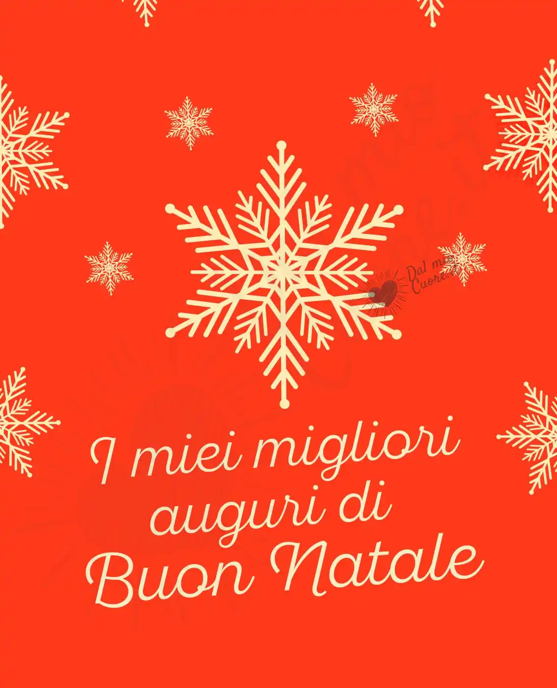 I miei migliori auguri di Buon Natale