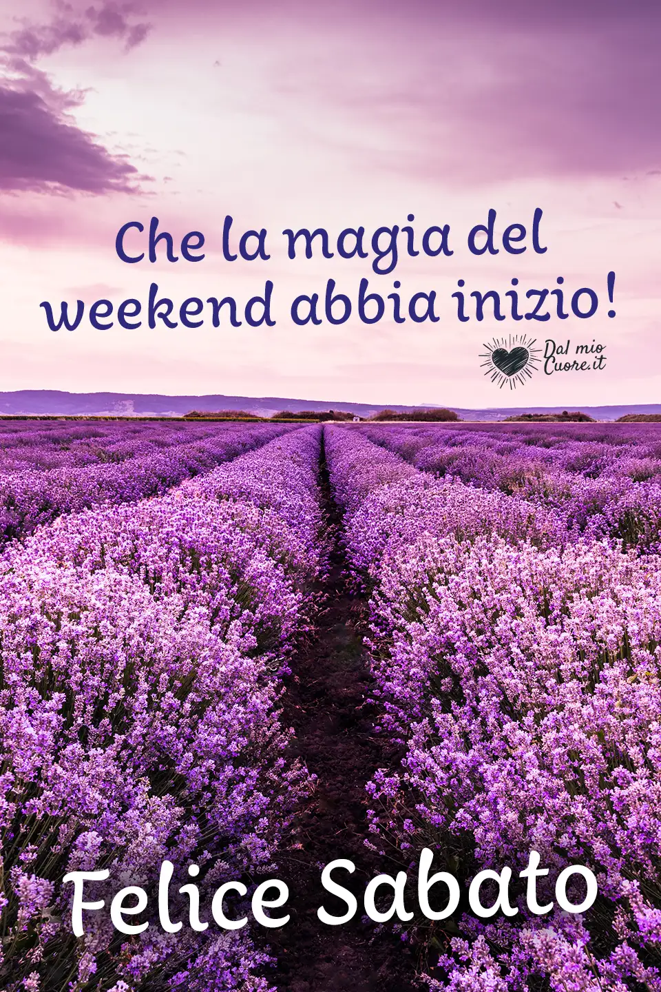 Che la magia del weekend abbia inizio! Felice Sabato Che la magia del weekend abbia inizio! Felice Sabato