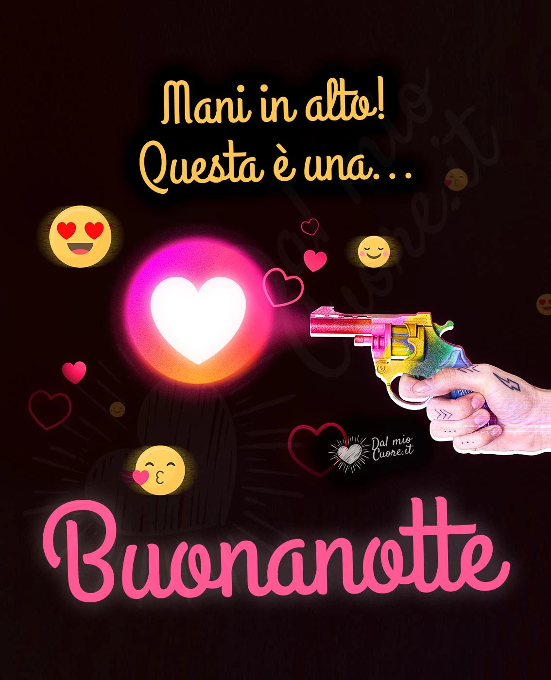 Mani in alto! Questa è una... Buonanotte Mani in alto! Questa è una... Buonanotte