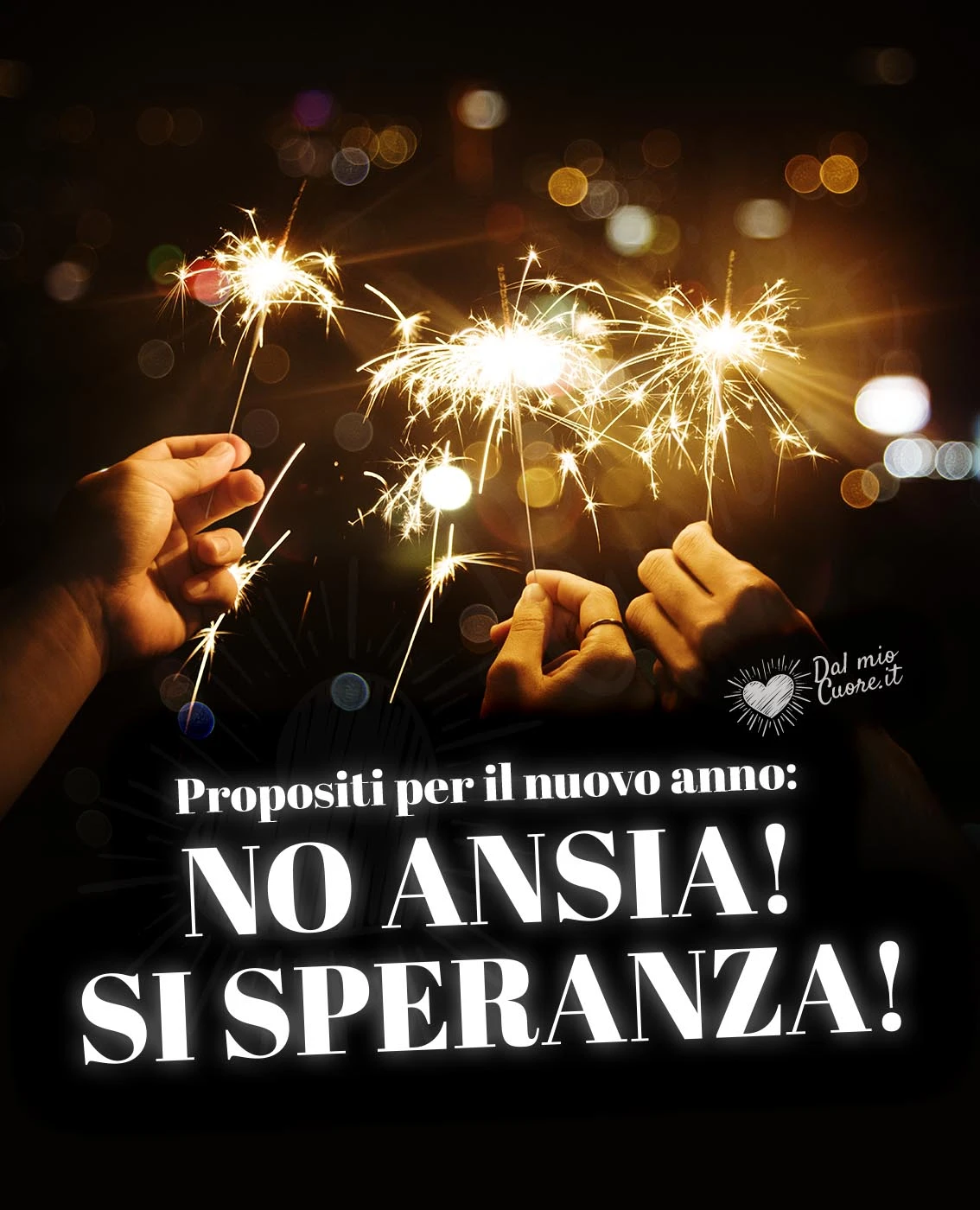 Propositi per il nuovo anno: No ansia! Si speranza!