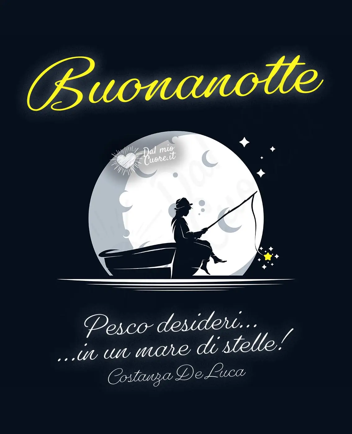 Pesco desideri... in un mare di stelle! Buonanotte