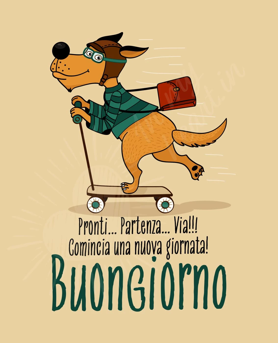 Pronti... Partenza... Via!!! Comincia una nuova giornata! Buongiorno Pronti... Partenza... Via!!! Comincia una nuova giornata! Buongiorno