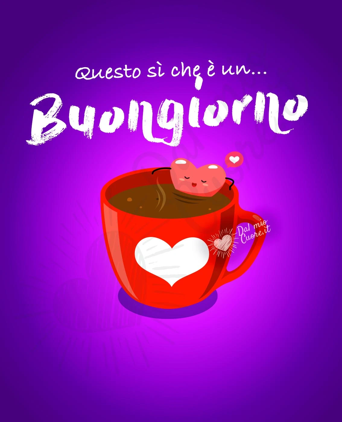 Questo sì che è un buongiorno! Immagine divertente con caffè Questo sì che è un buongiorno! Immagine divertente con caffè