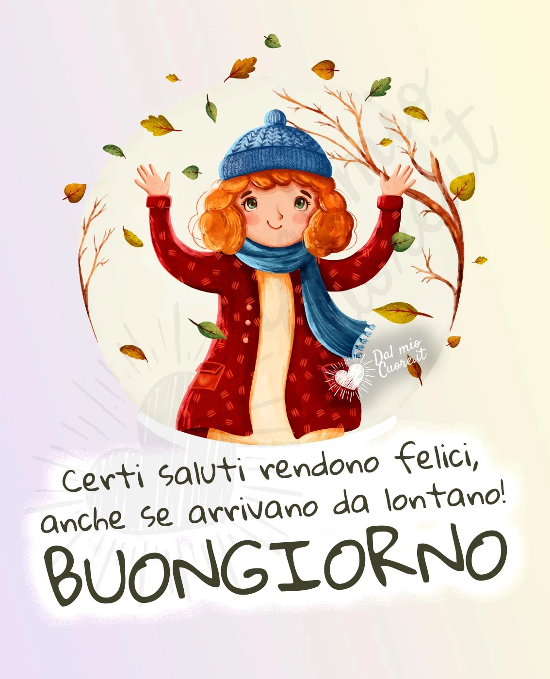 Certi saluti rendono felici, anche se arrivano da lontano! Buongiorno Certi saluti rendono felici, anche se arrivano da lontano! Buongiorno