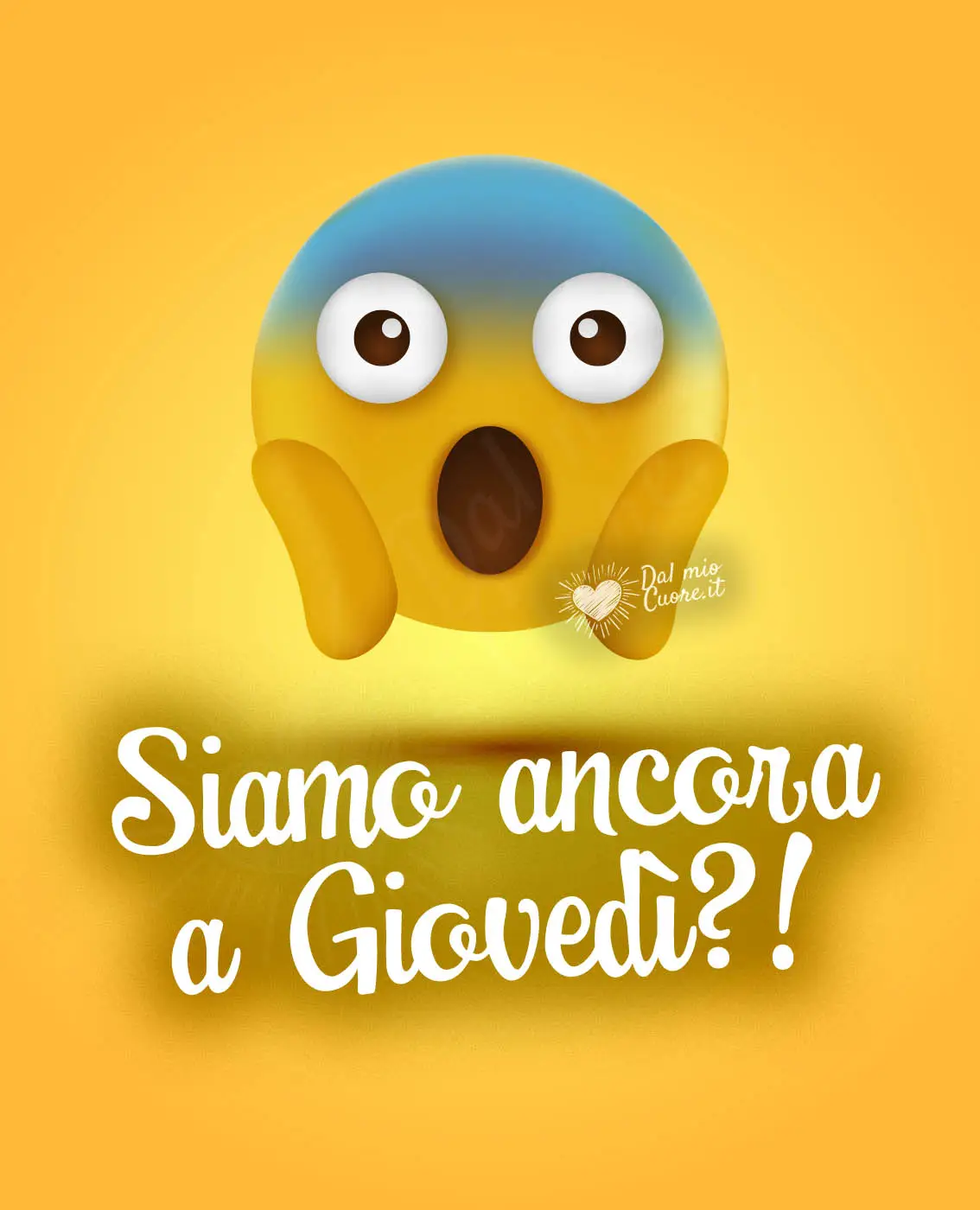 Siamo ancora a giovedì?! Siamo ancora a giovedì?!