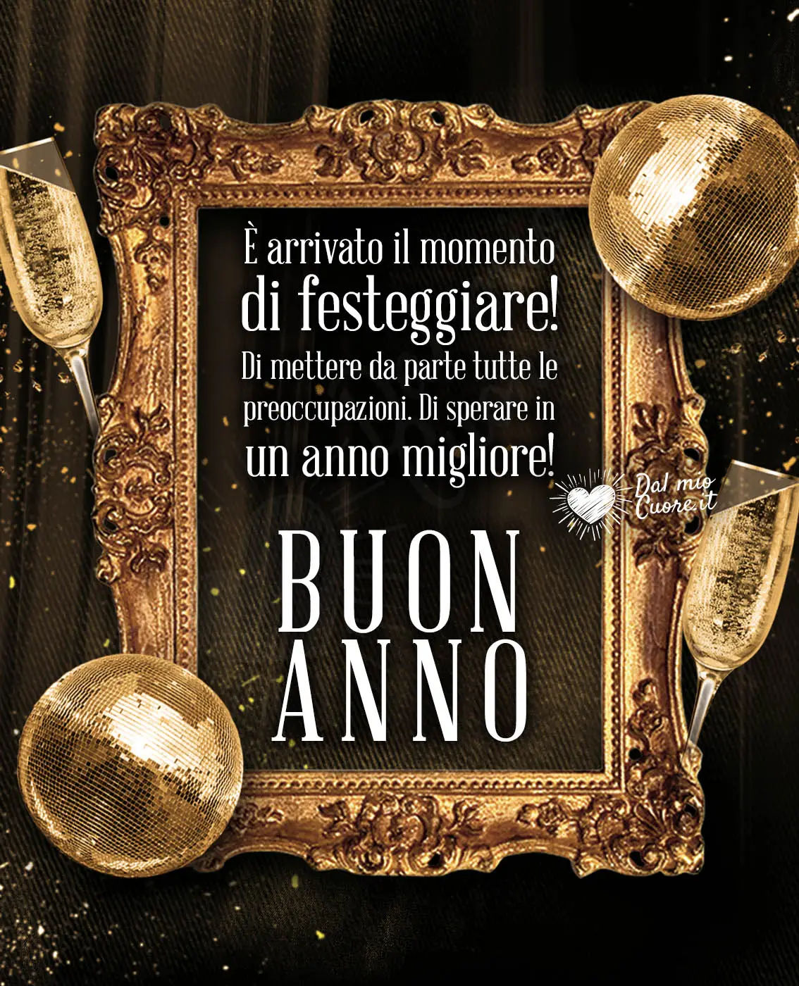 È arrivato il momento di mettere da parte tutte le preoccupazioni. Buon Anno È arrivato il momento di mettere da parte tutte le preoccupazioni. Buon Anno