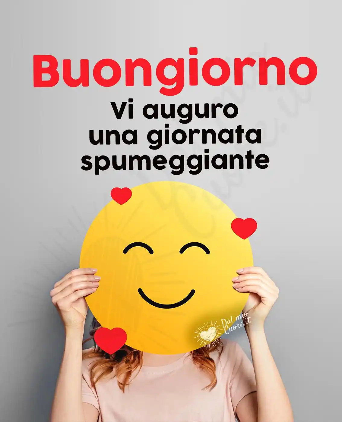 Buongiorno. Vi auguro una giornata spumeggiante