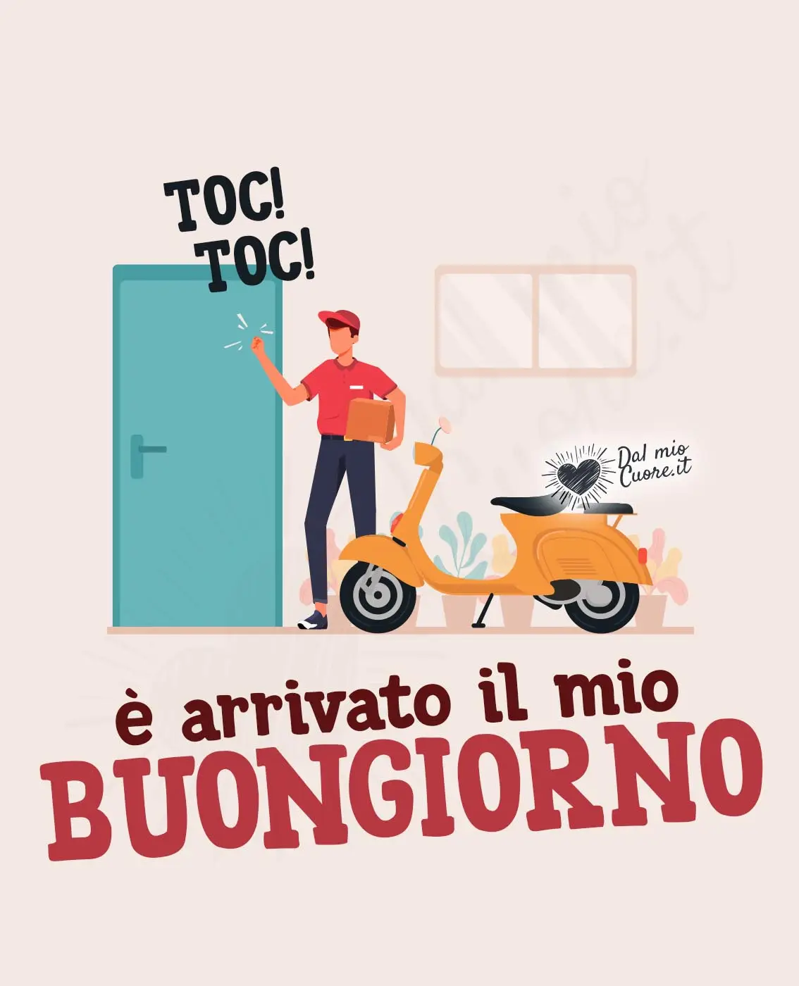 Toc! Toc! È arrivato il mio buongiorno Toc! Toc! È arrivato il mio buongiorno