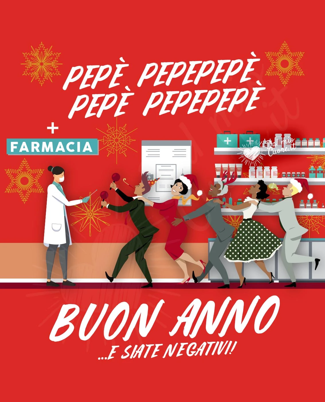 Buon Anno ...e siate negativi! Pepè Pepepepè Pepè Pepepepè (Trenino Covid)! Buon Anno ...e siate negativi! Pepè Pepepepè Pepè Pepepepè (Trenino Covid)!