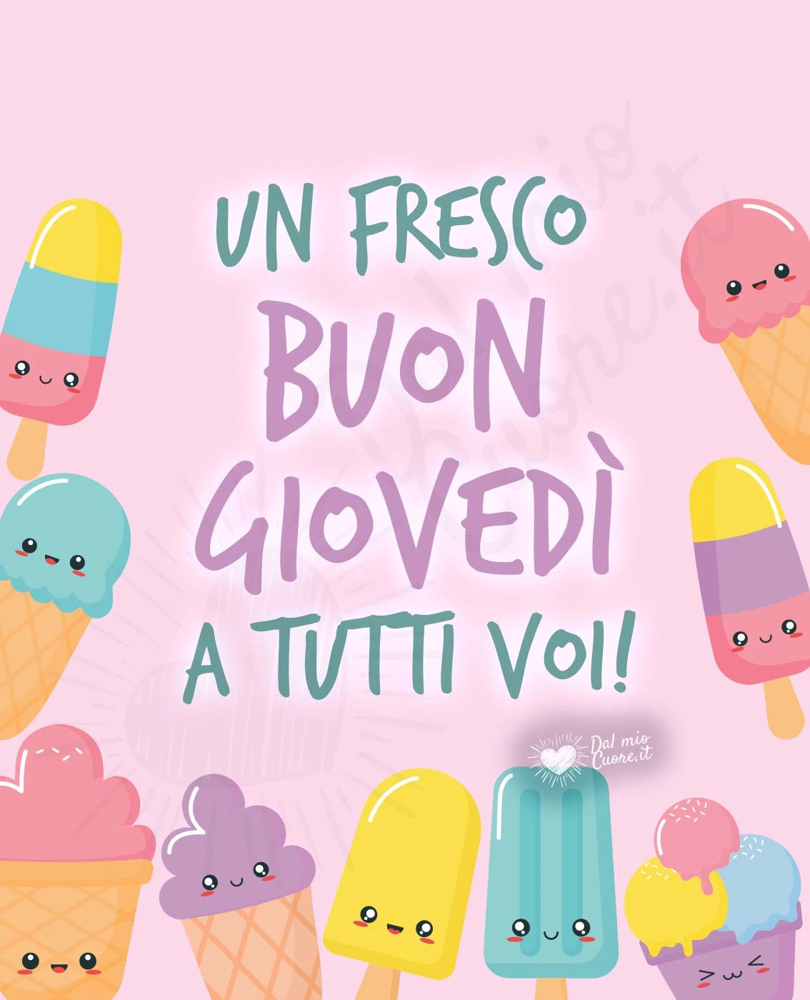 Un fresco Buon Giovedì a tutti voi! Con ghiaccioli Un fresco Buon Giovedì a tutti voi! Con ghiaccioli