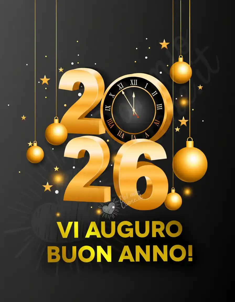Vi auguro buon anno 2026