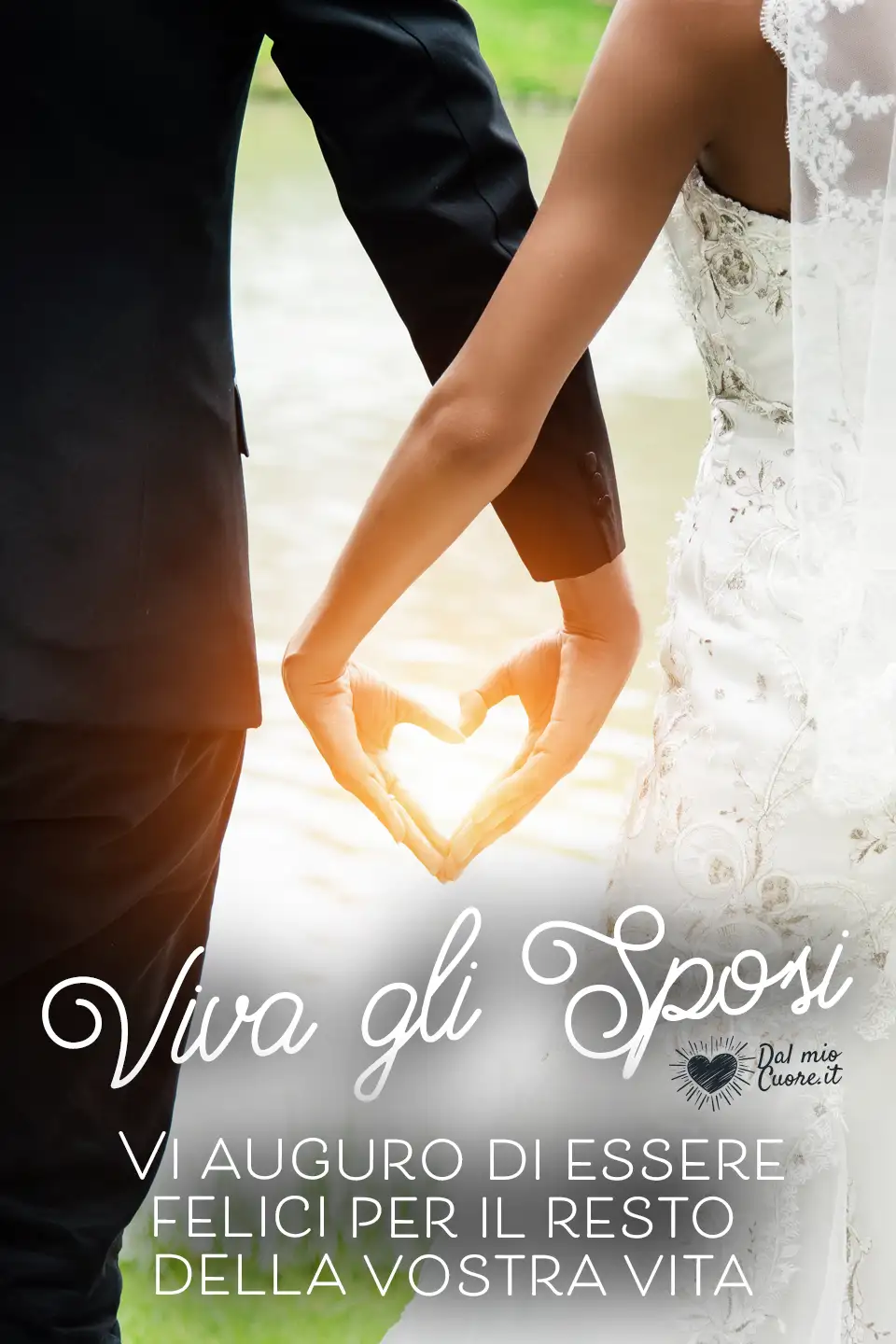 Vi auguro di essere felici per il resto della vostra vita. Viva gli sposi Vi auguro di essere felici per il resto della vostra vita. Viva gli sposi