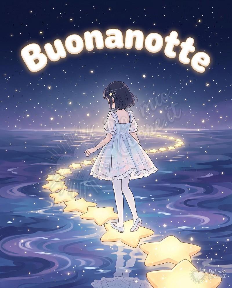 Buonanotte su un mare di stelle e sogni