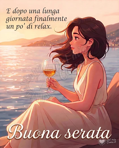 Buona serata estiva di relax