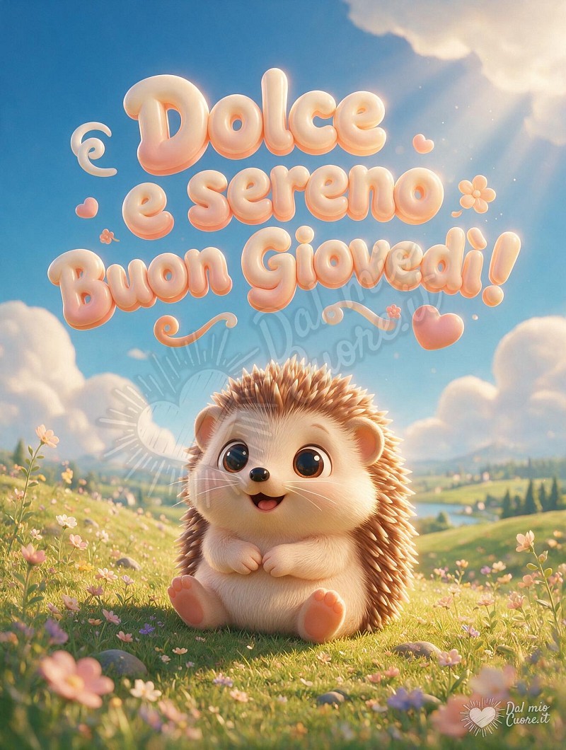 Buon Giovedì Sereno: La dolcezza di una schiarita tra le nuvole per scaldare il cuore