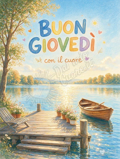 Buon Giovedì: Quiete sul lago dorato e aria limpida del mattino