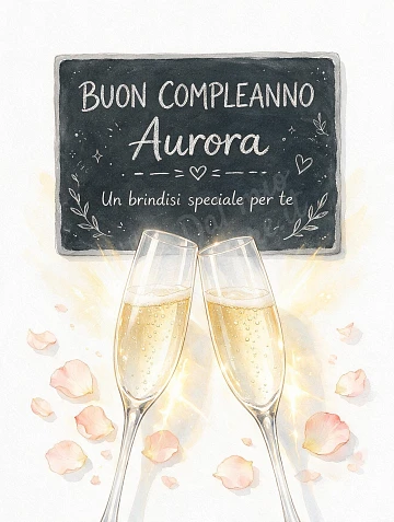 Buon Compleanno Aurora