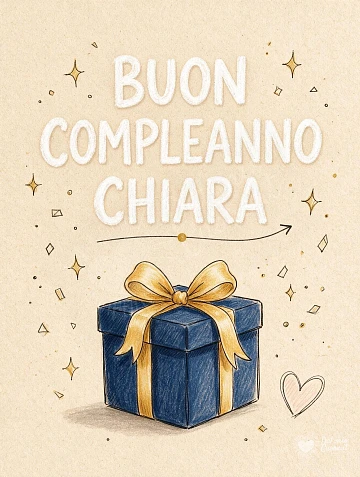 Buon Compleanno Chiara