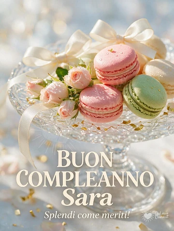 Buon Compleanno Sara