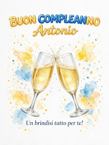Buon Compleanno Antonio