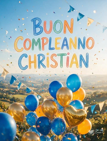Buon Compleanno Christian