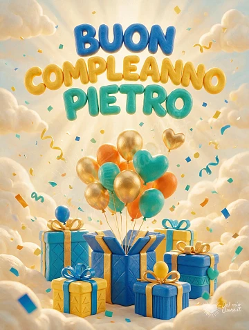 Buon Compleanno Pietro