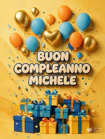 Buon Compleanno Michele